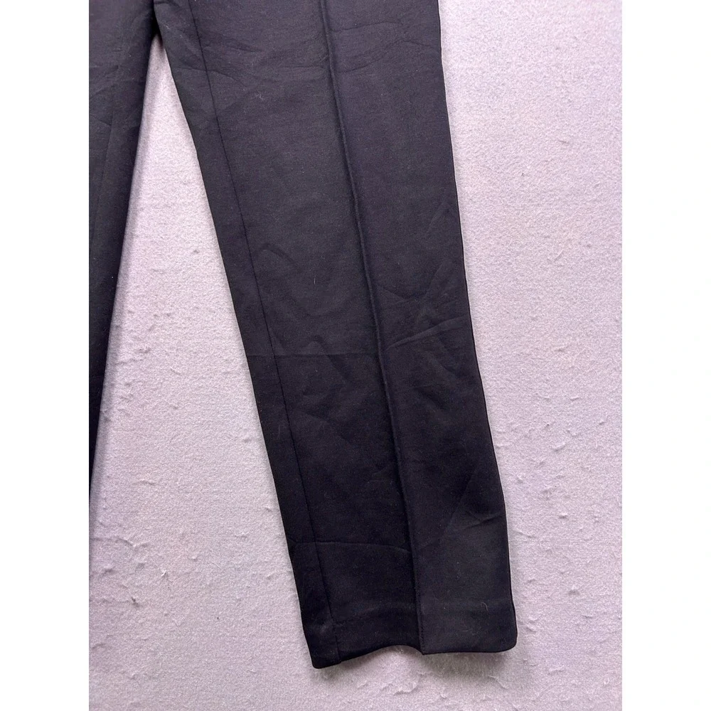 Ann Taylor Pants Double Knit Polyester Viscose Black Size 8 Womens